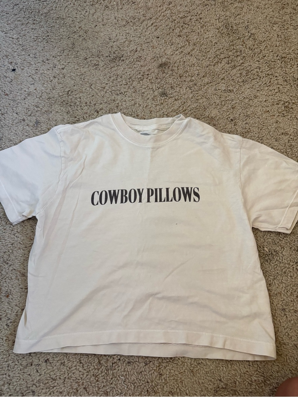 Cowboy Pillows White Kids T-Shirt